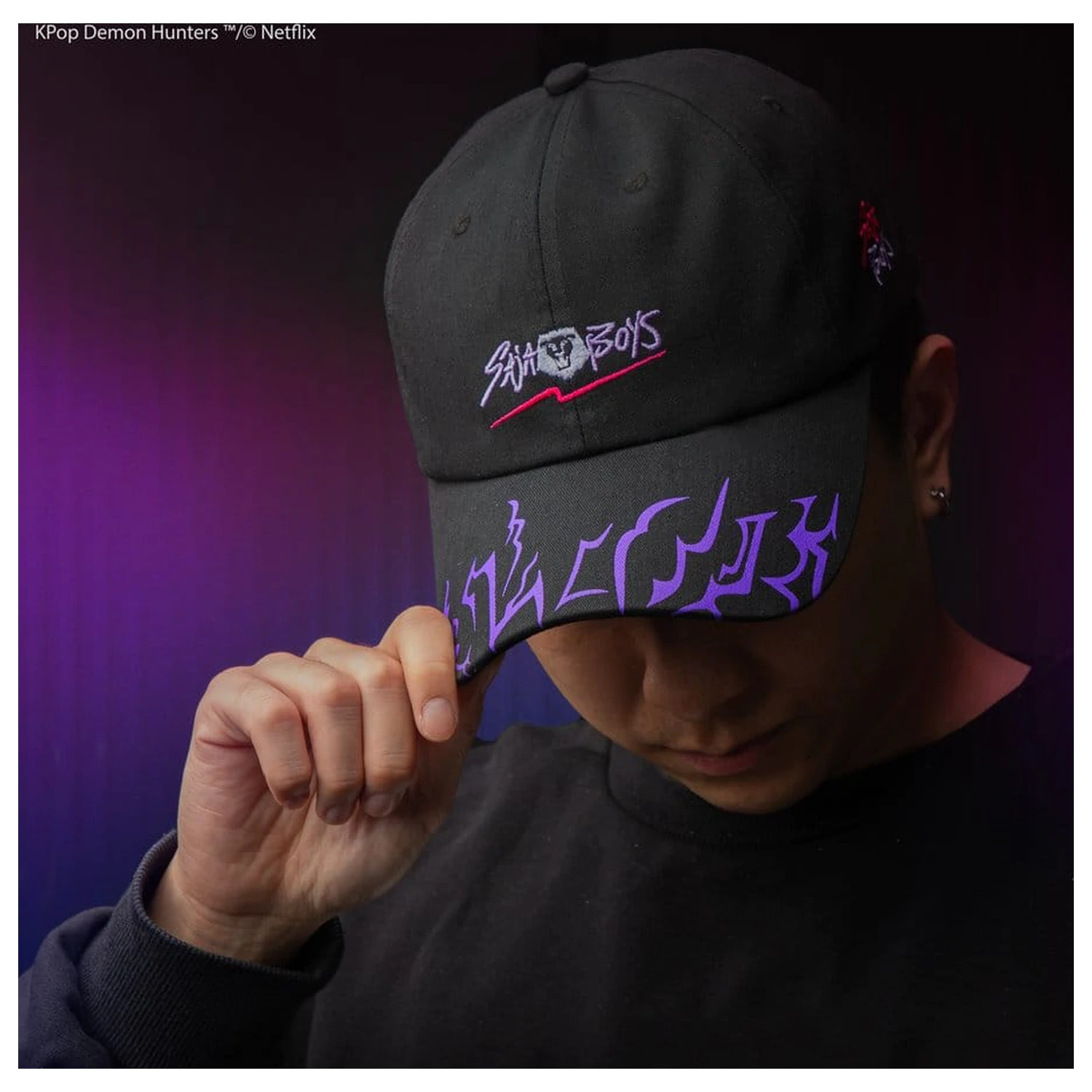 KPop Demon Hunters Șapcă de baseball Saja boys poza produsului