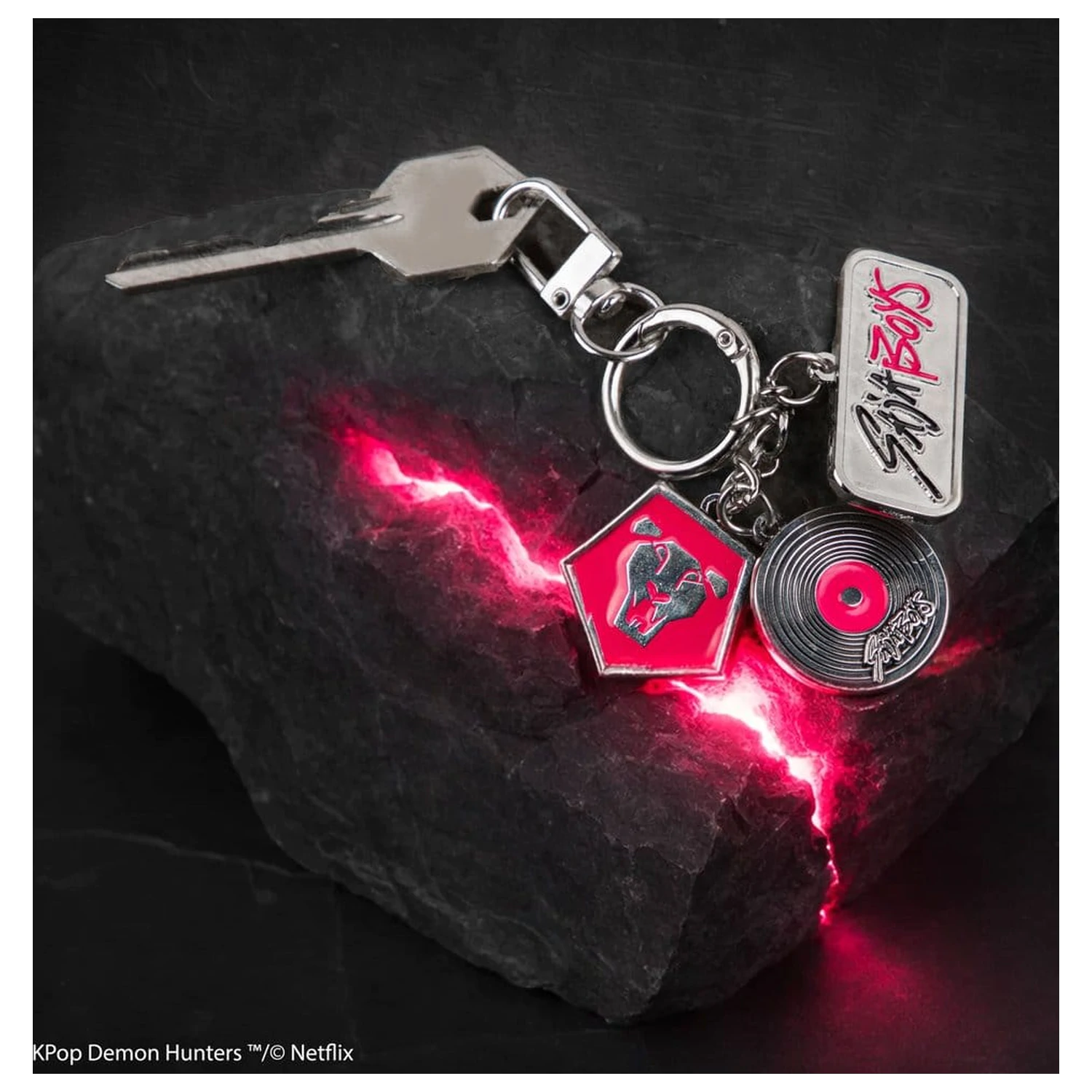 KPop Demon Hunters Charm Breloc Saja Boys poza produsului