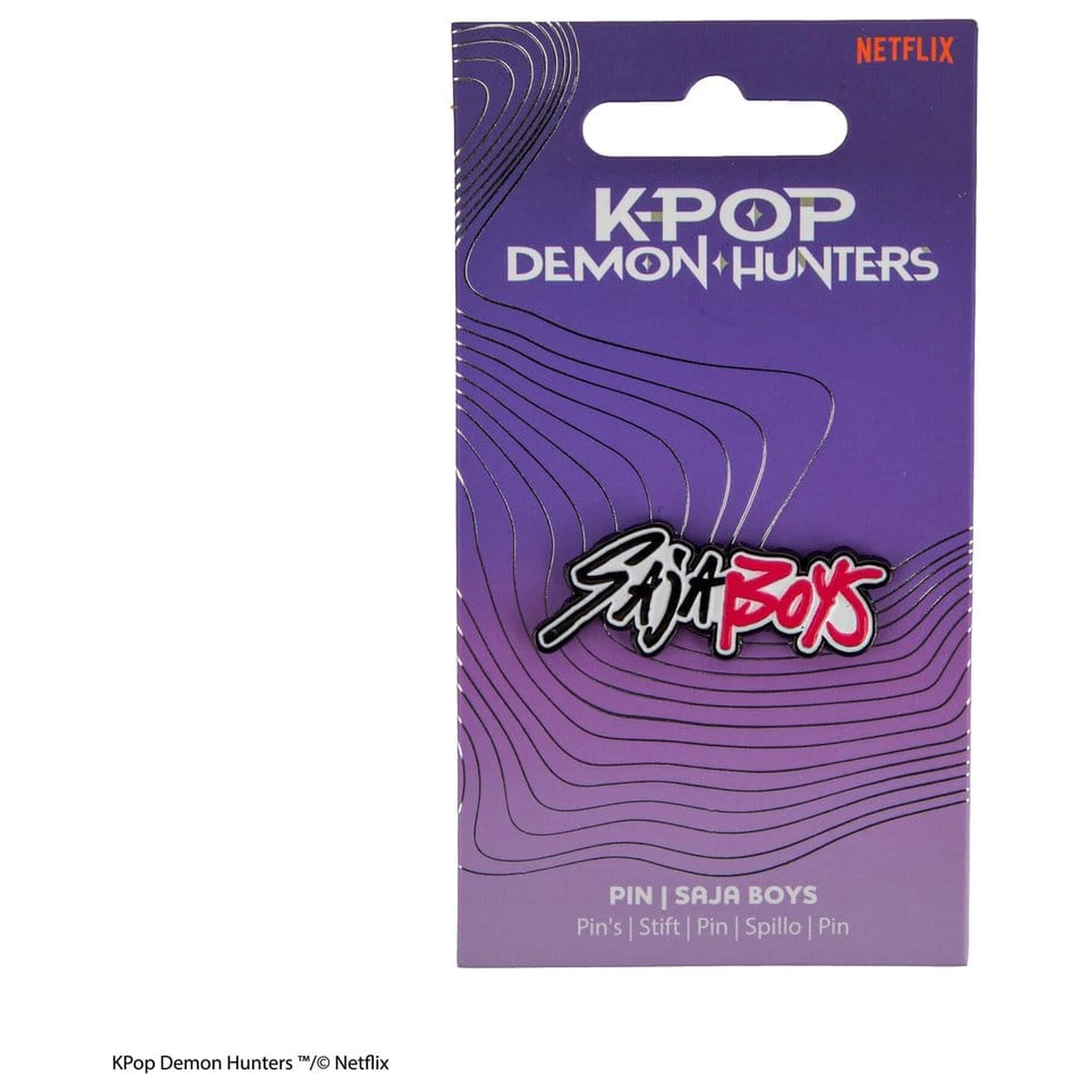 KPop Demon Hunters Pin Saja Boys poza produsului