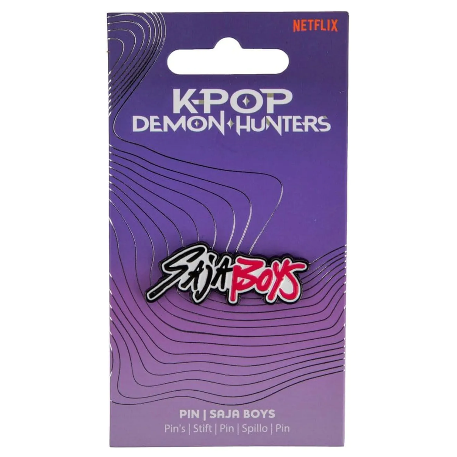 KPop Demon Hunters Pin Saja Boys poza produsului