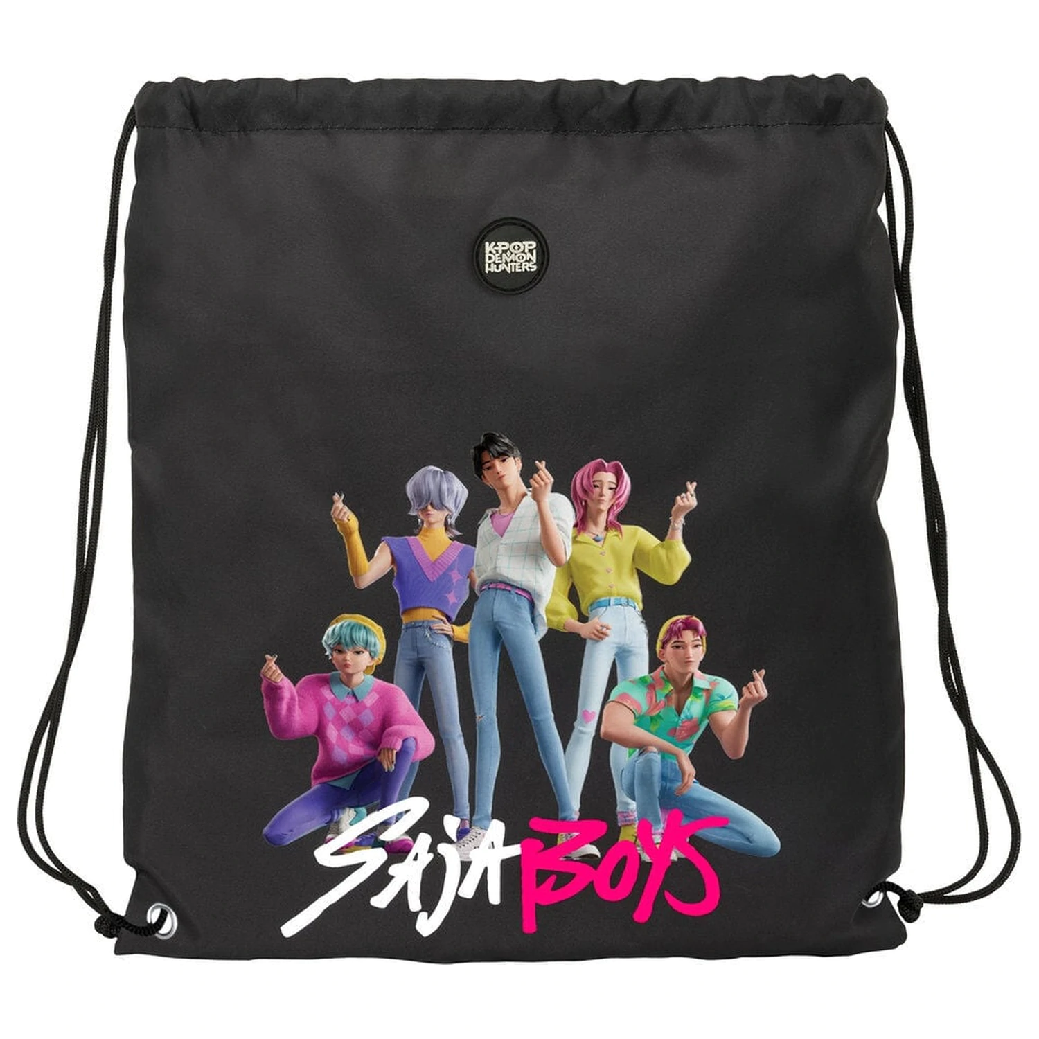 Kpop Demon Hunters Saja Boys geanta de sport 40cm poza produsului