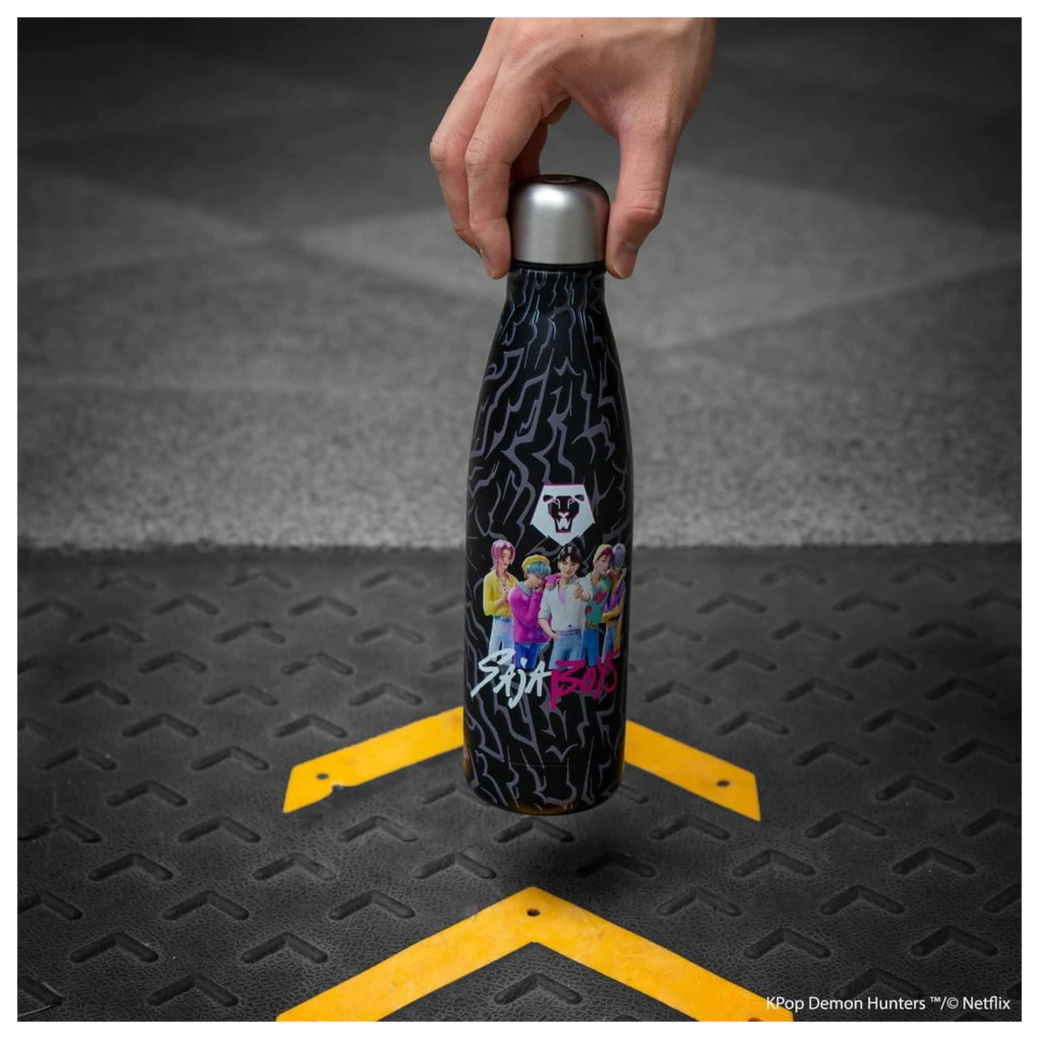 KPop Demon Hunters Water Bottle Saja Boys poza produsului