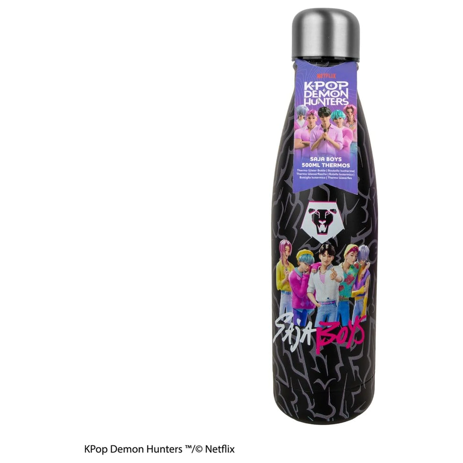 KPop Demon Hunters Water Bottle Saja Boys poza produsului