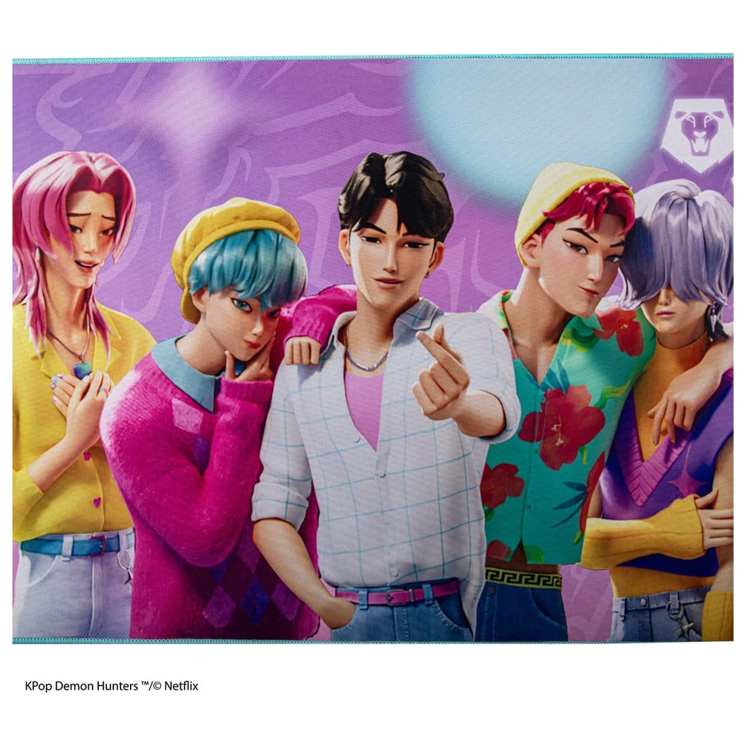 KPop Demon Hunters Covoras Birou Saja Boys XL poza produsului
