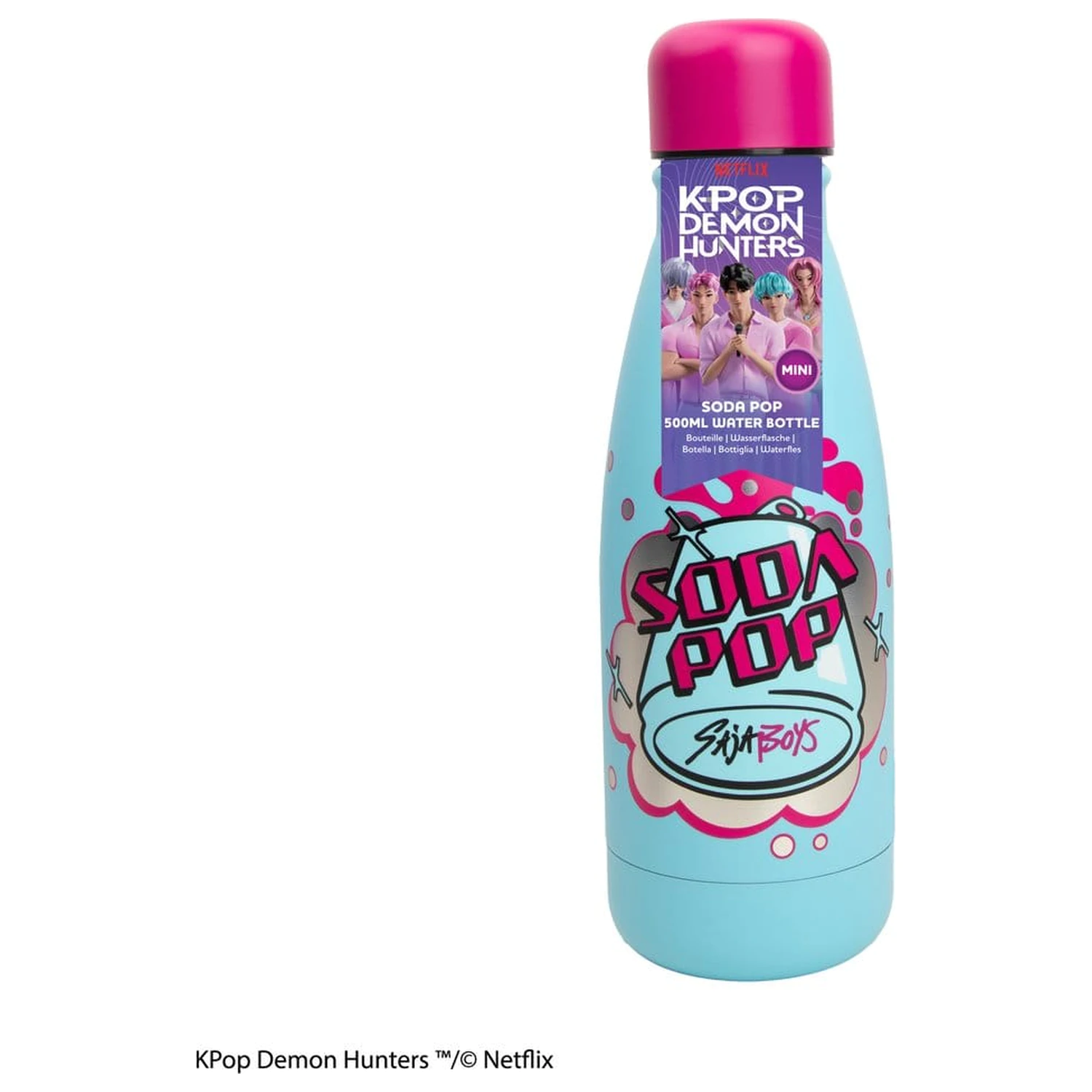 KPop Demon Hunters Mini Sticla de apa Soda Pop poza produsului