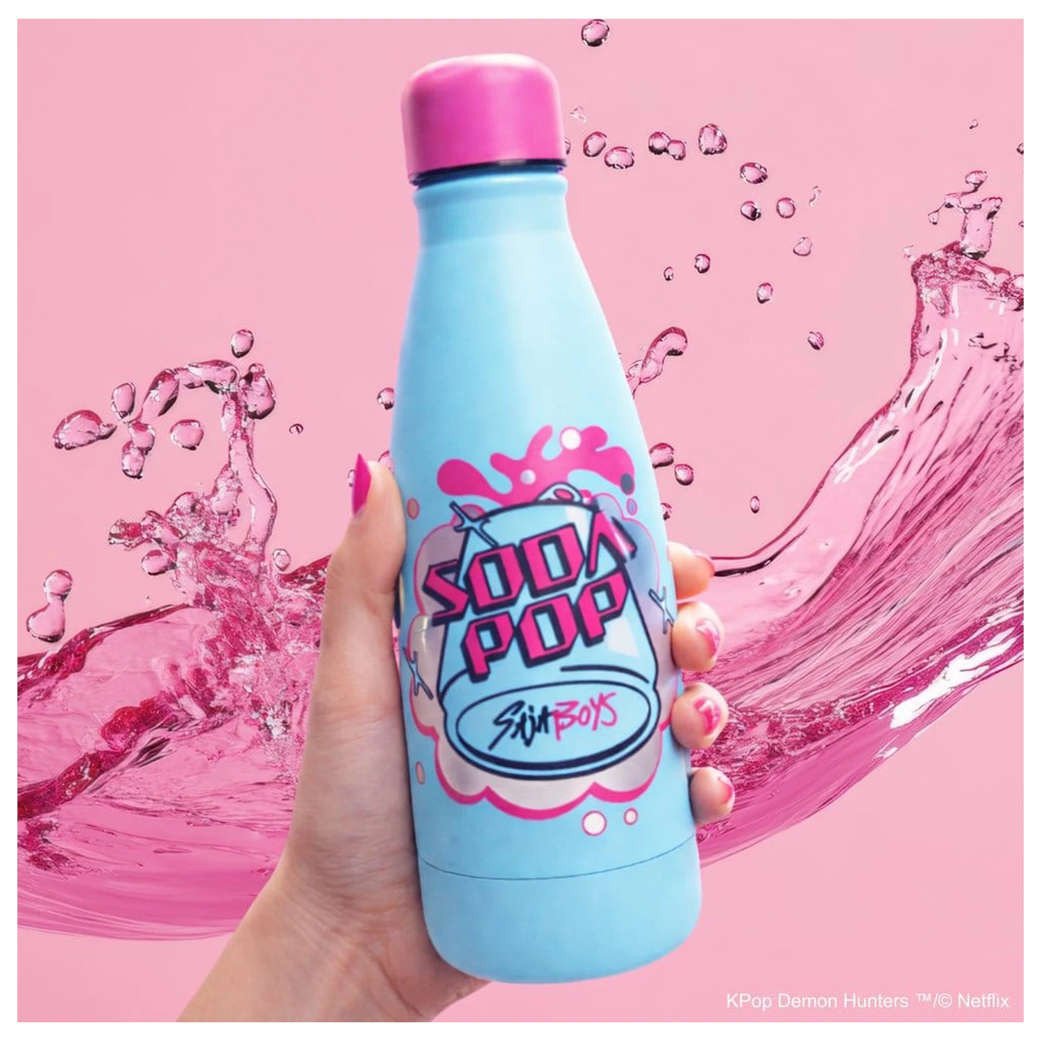 KPop Demon Hunters Mini Sticla de apa Soda Pop poza produsului