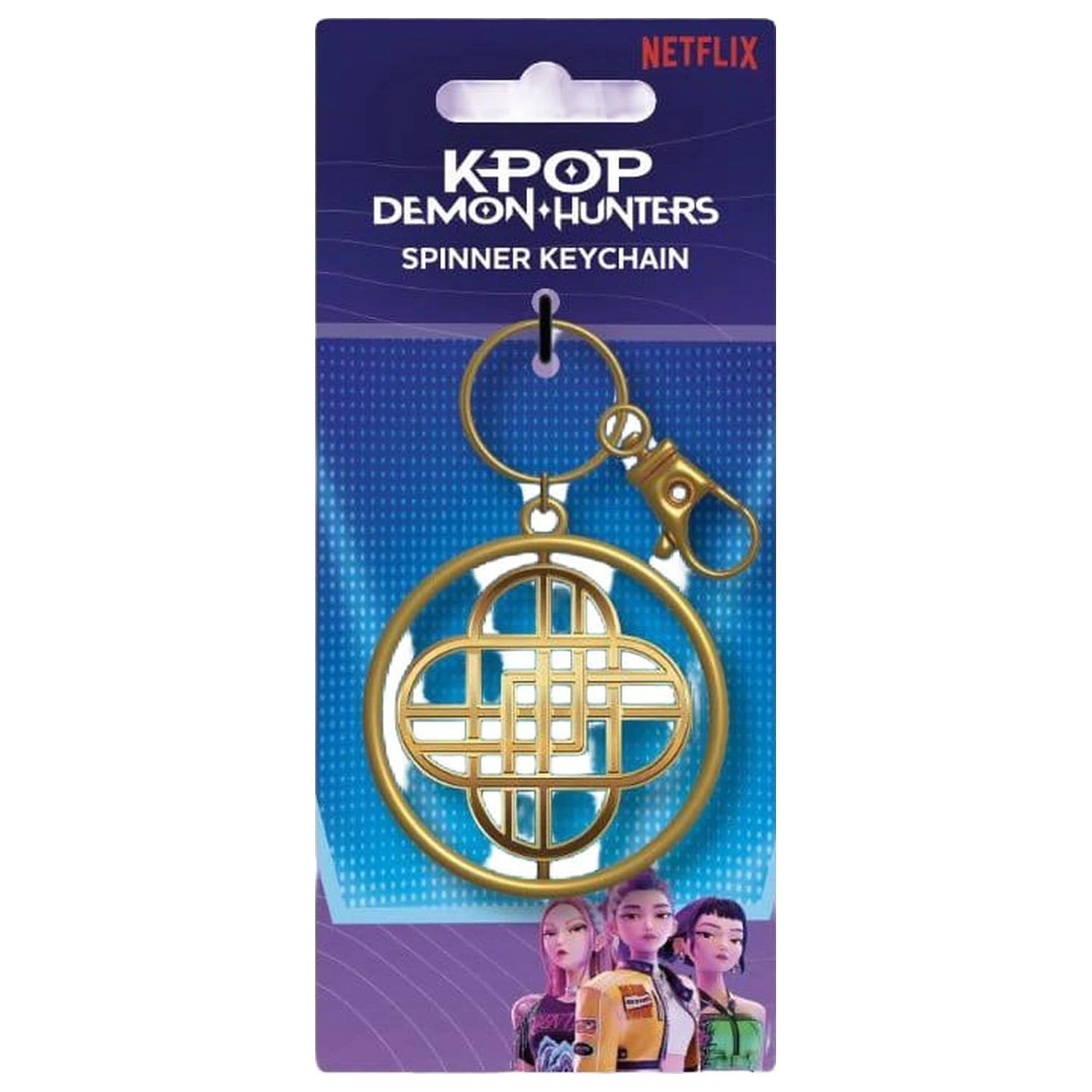 KPop Demon Hunters Spinner Breloc auriu poza produsului