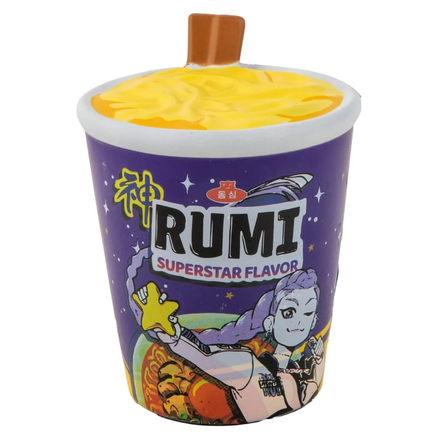 KPop Demon Hunters Squishy Figura Anti-Stres Rumi Superstar Flavor Noodles poza produsului