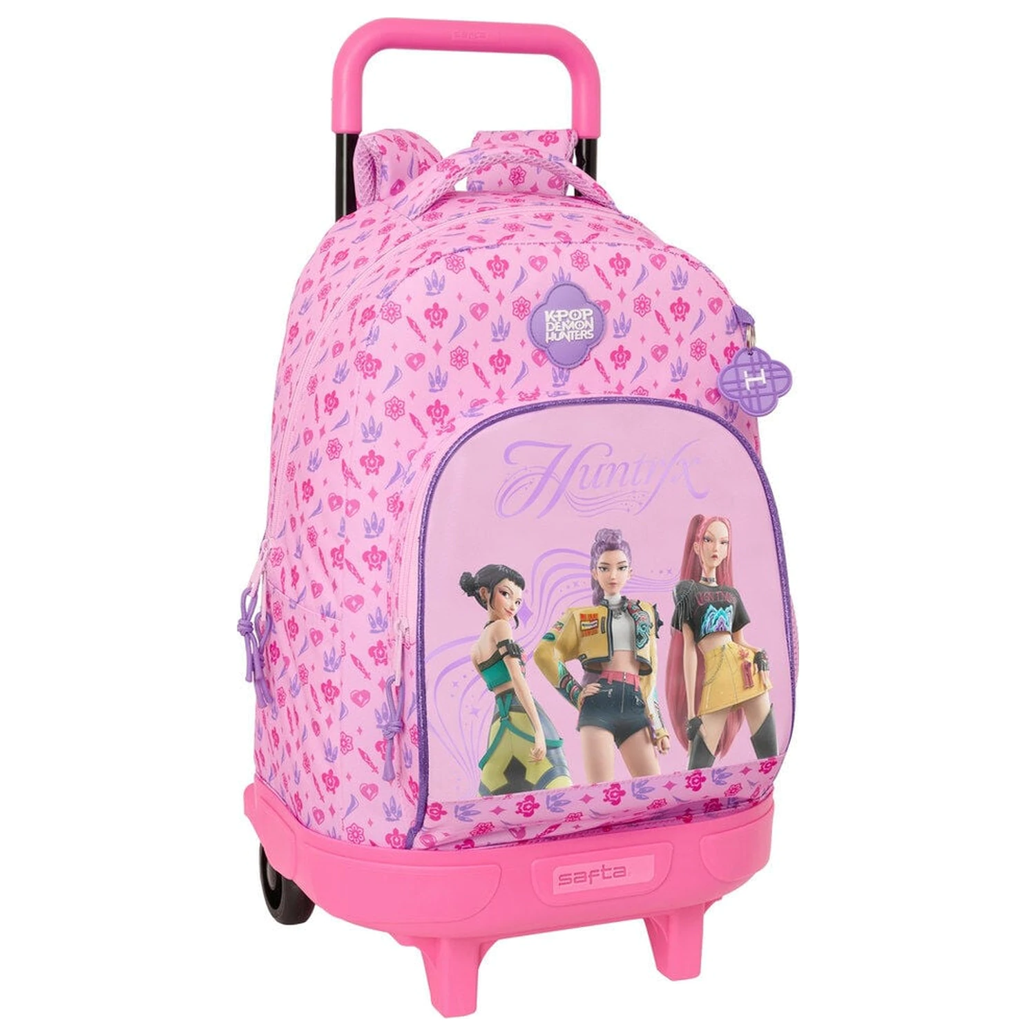 Kpop Demon Hunters valiza compacta tip troler de scena 45cm poza produsului