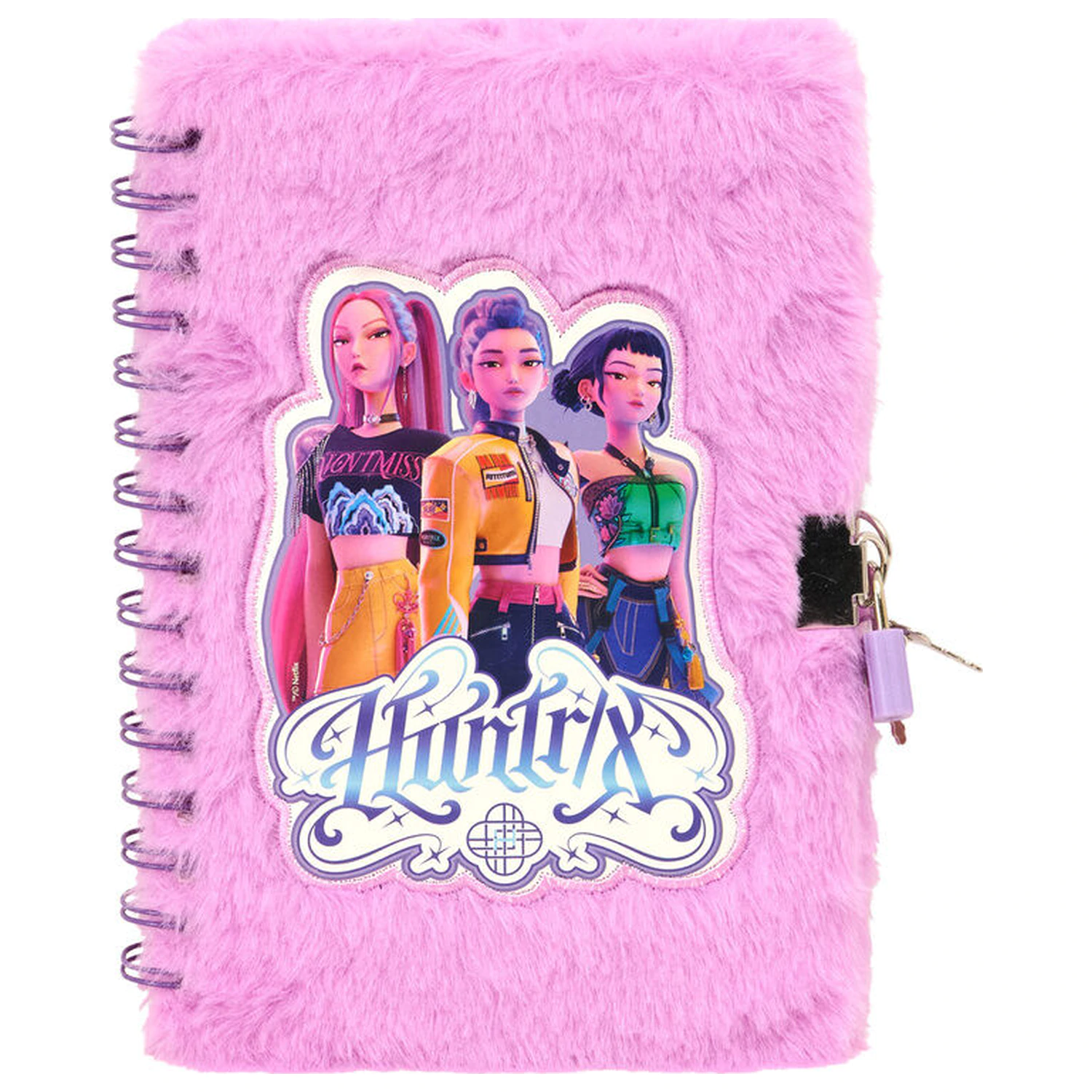 Kpop Demon Hunters Stationery lacat jurnal + set pix poza produsului