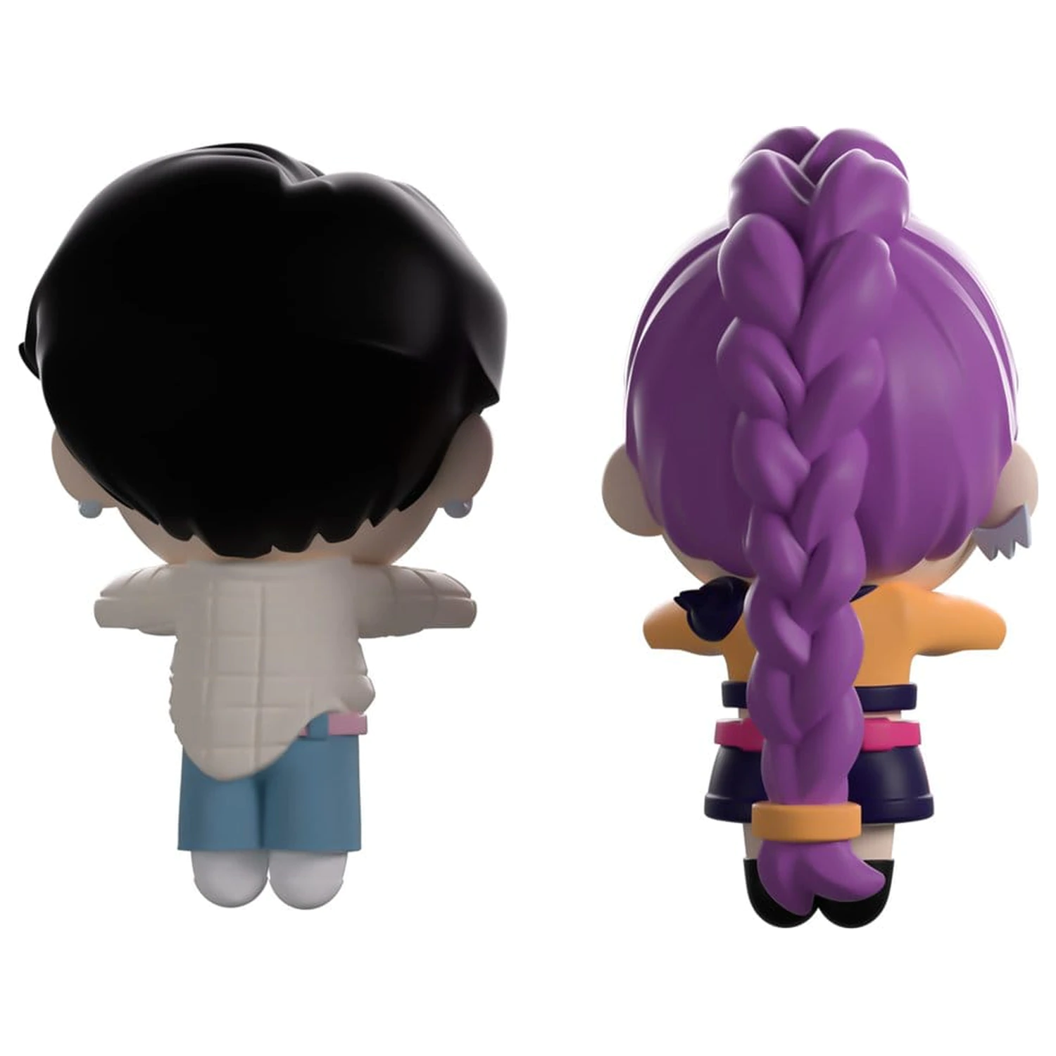 KPop Demon Hunters Vinyl Figures Jinu & Rumi Monitor Buddiez 6 cm poza produsului