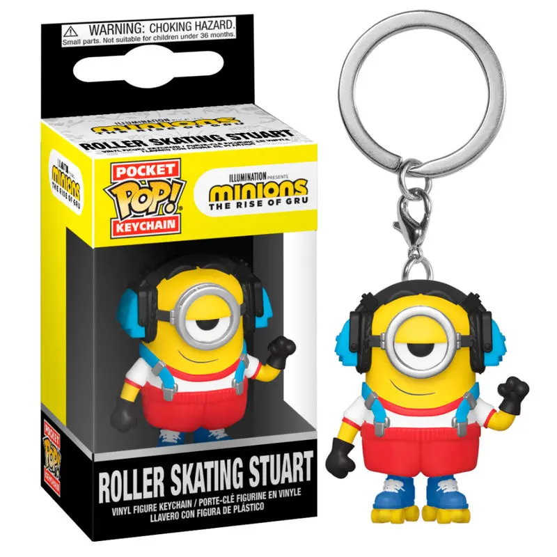 Pocket POP breloc Minions 2 Roller Skating Stuart poza produsului