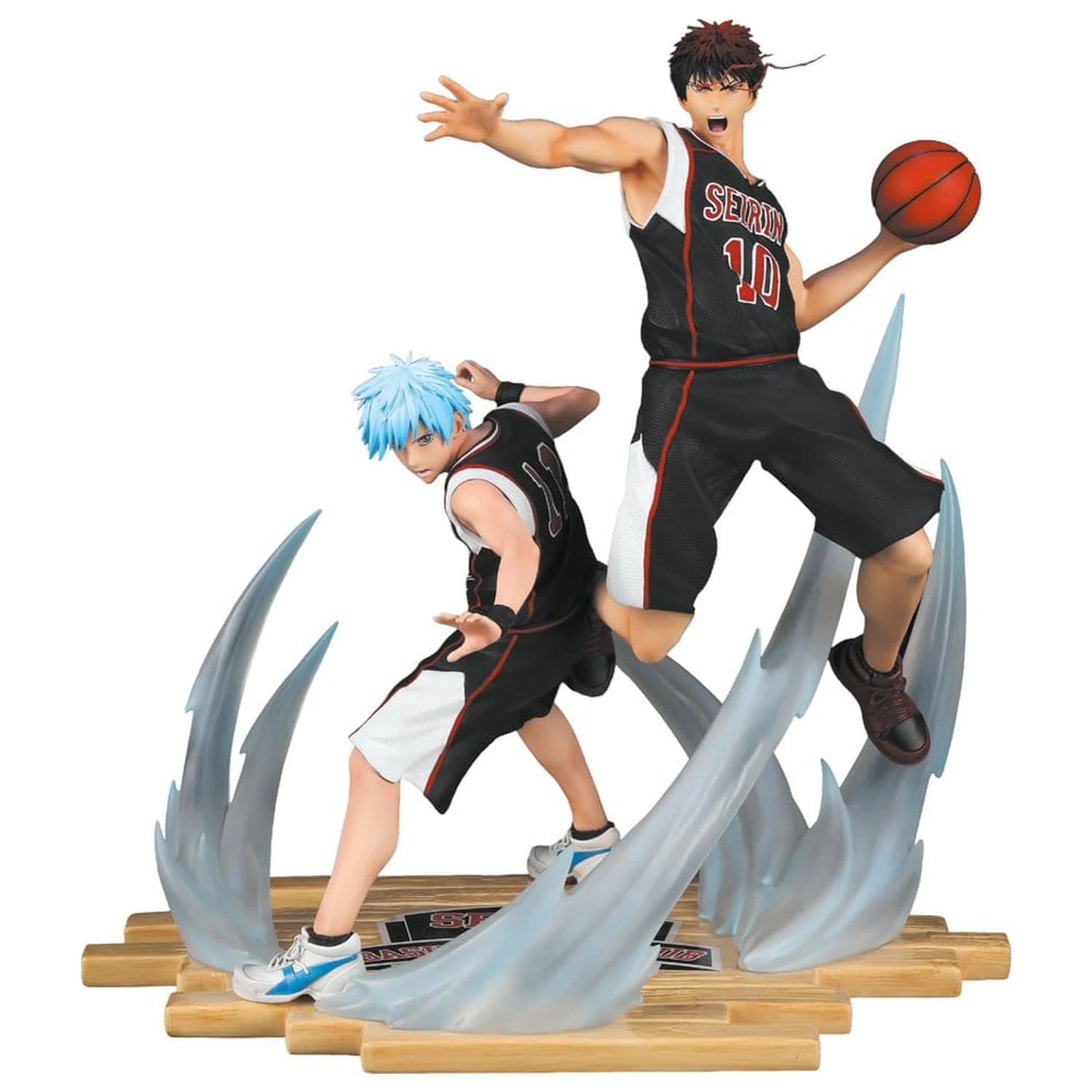 Kuroko's Basket Statuie din rășină 1/6 Tetsuya Kuroko & Taiga Kagami Black Jersey Edition 41 cm poza produsului