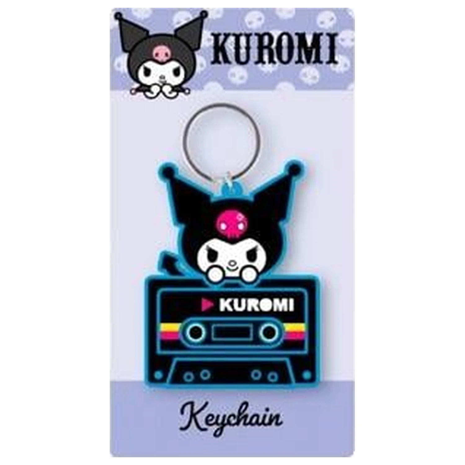 Kuromi Breloc de cauciuc albastru poza produsului