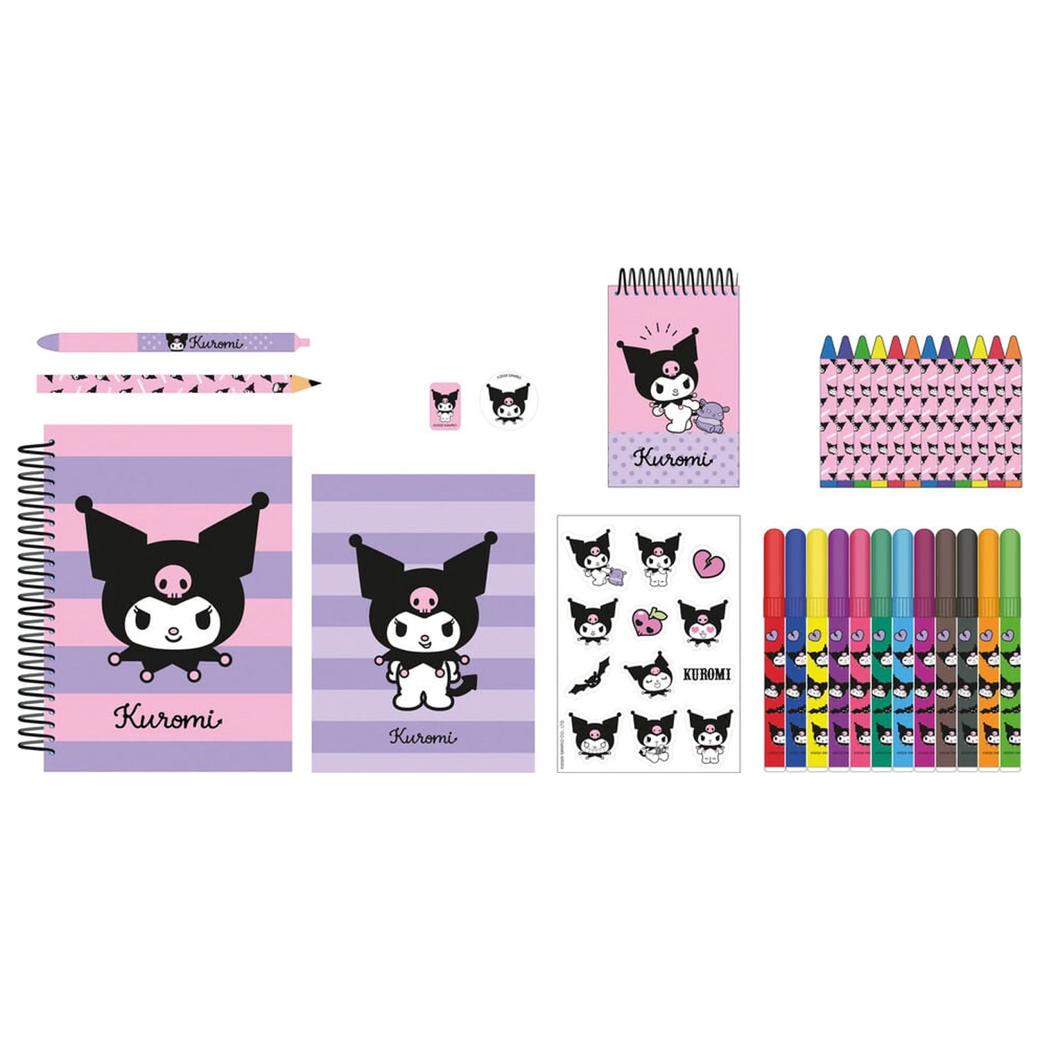 Kuromi Hello Kitty set de activitati 43 piese poza produsului