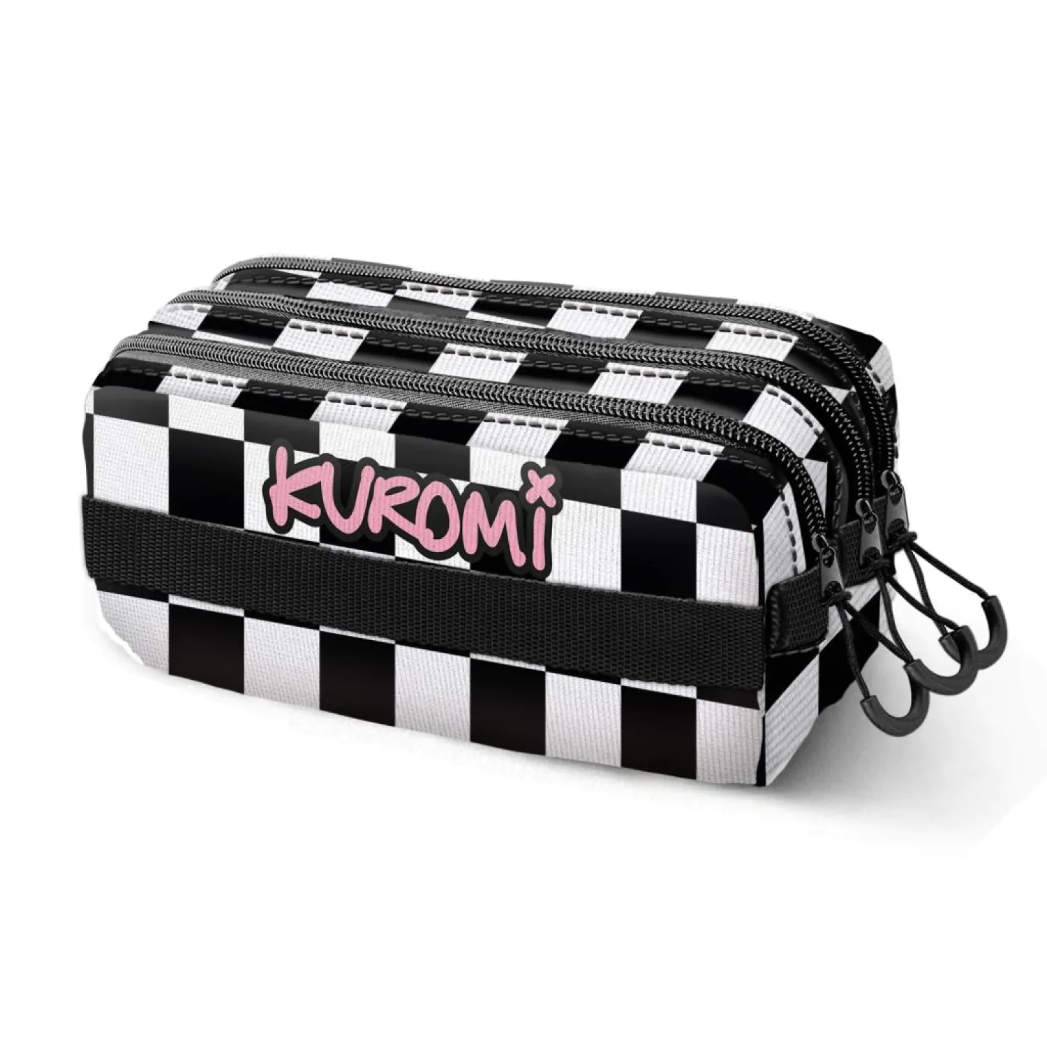 Kuromi Hello Kitty etui triplu pentru creioane poza produsului
