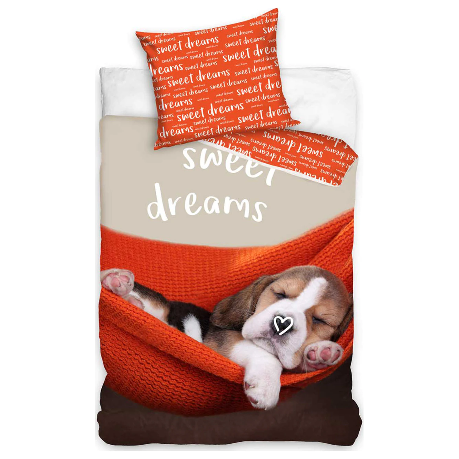 Doggy Sweet Dreams Husa pilota rosie poza produsului