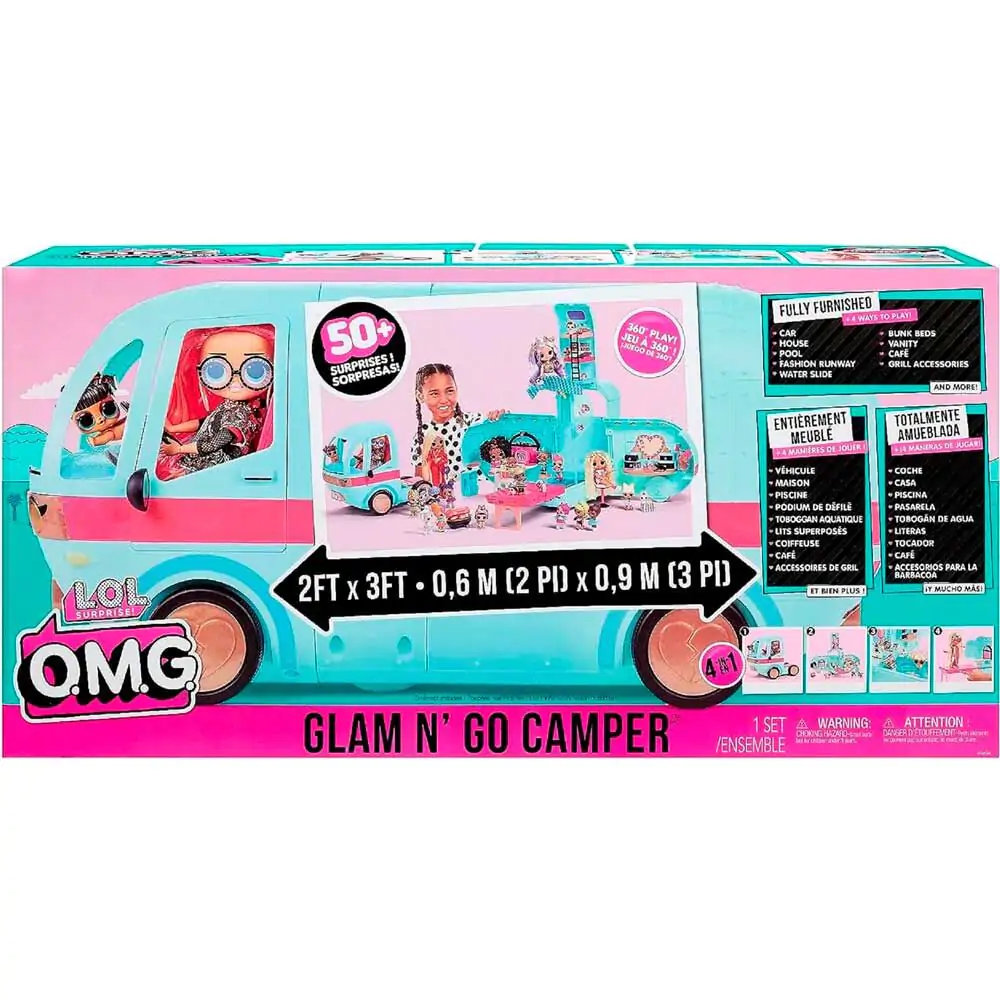 L.O.L. Surprise Camper Glam vehicul poza produsului