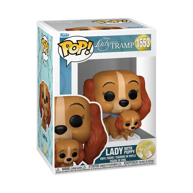 Lady and the Tramp Funko POP! Disney Figurina Vinil Lady cu cățel 9 cm poza produsului