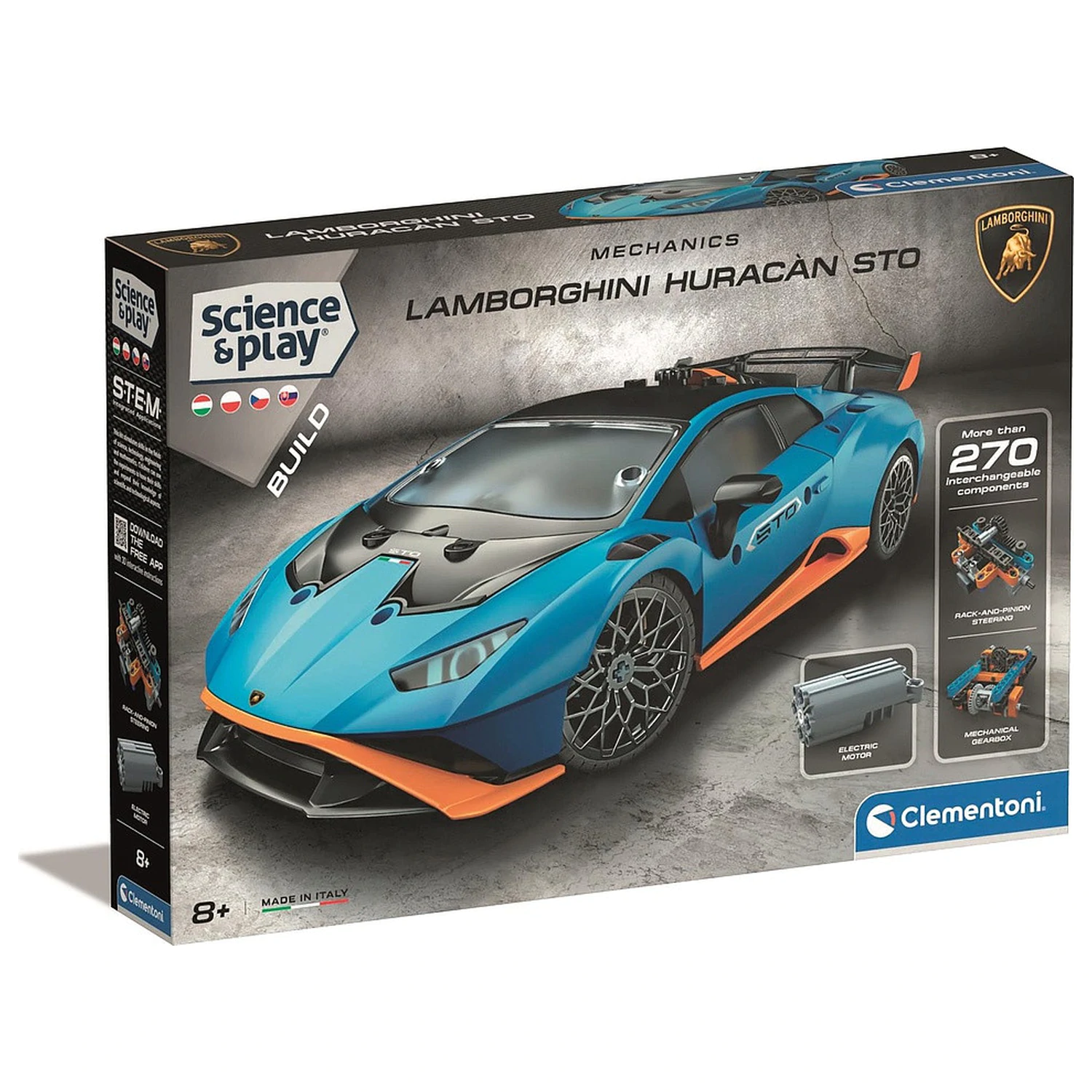 Kit de construit masina sport Lamborghini Huracan Mechanics poza produsului
