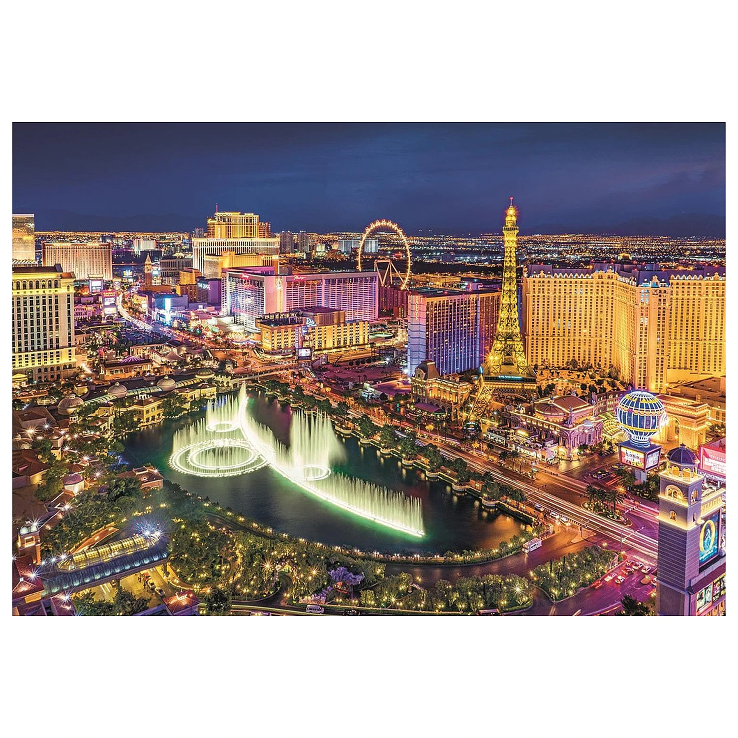 Las Vegas Night puzzle din 6000 de piese poza produsului