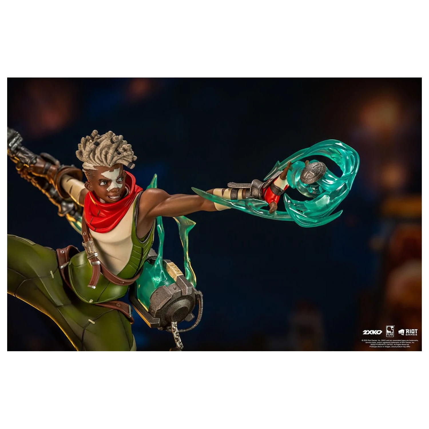 League of Legends Statuie 1/10 2XKO Ekko & Ahri Diorama 30 cm poza produsului