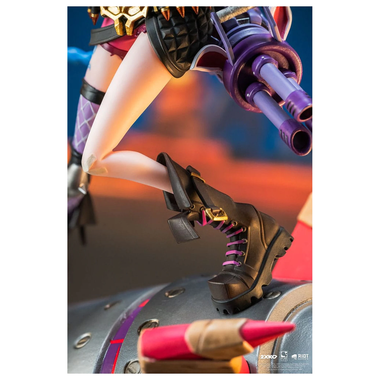 League of Legends Statuie 1/10 2XKO Jinx & Warwick Diorama 37 cm poza produsului