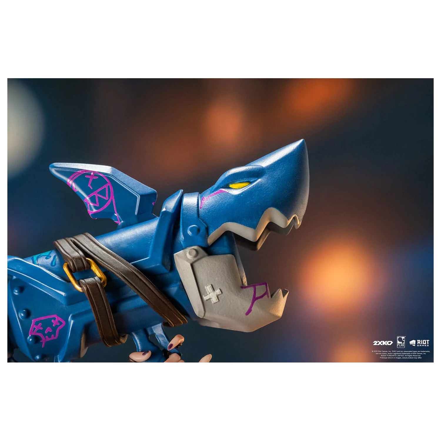 League of Legends Statuie 1/10 2XKO Jinx & Warwick Diorama 37 cm poza produsului