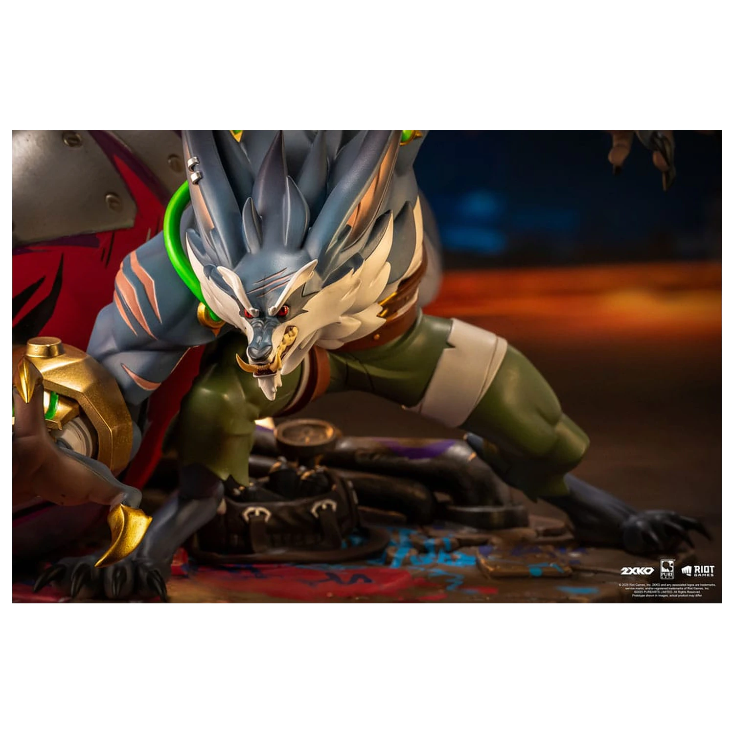 League of Legends Statuie 1/10 2XKO Jinx & Warwick Diorama 37 cm poza produsului