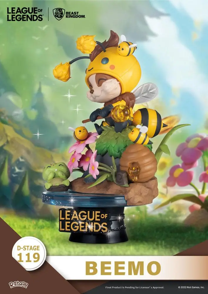 Set dioramă PVC League of Legends D-Stage Beemo & BZZZiggs 15 cm poza produsului