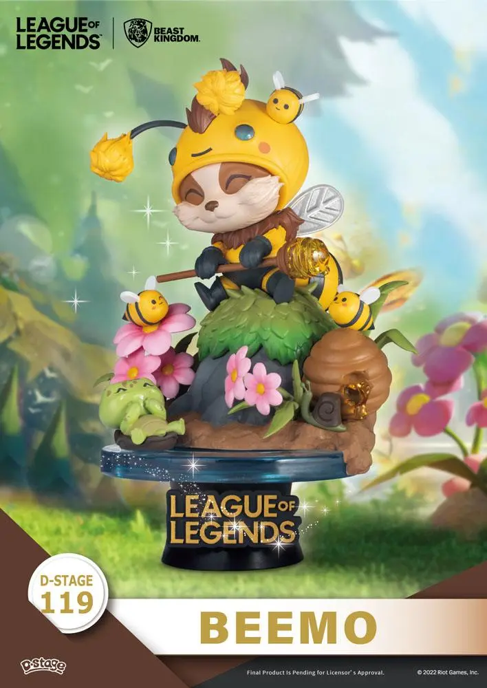 Set dioramă PVC League of Legends D-Stage Beemo & BZZZiggs 15 cm poza produsului