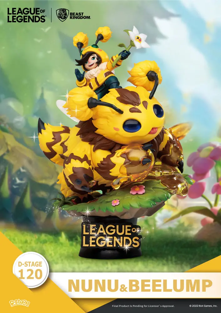 League of Legends D-Stage Set dioramă PVC Nunu &amp; Beelump &amp; Heimerstinger 16 cm poza produsului