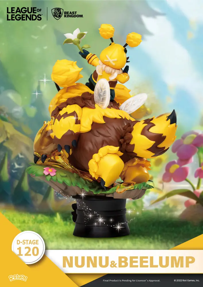 League of Legends D-Stage Set dioramă PVC Nunu &amp; Beelump &amp; Heimerstinger 16 cm poza produsului