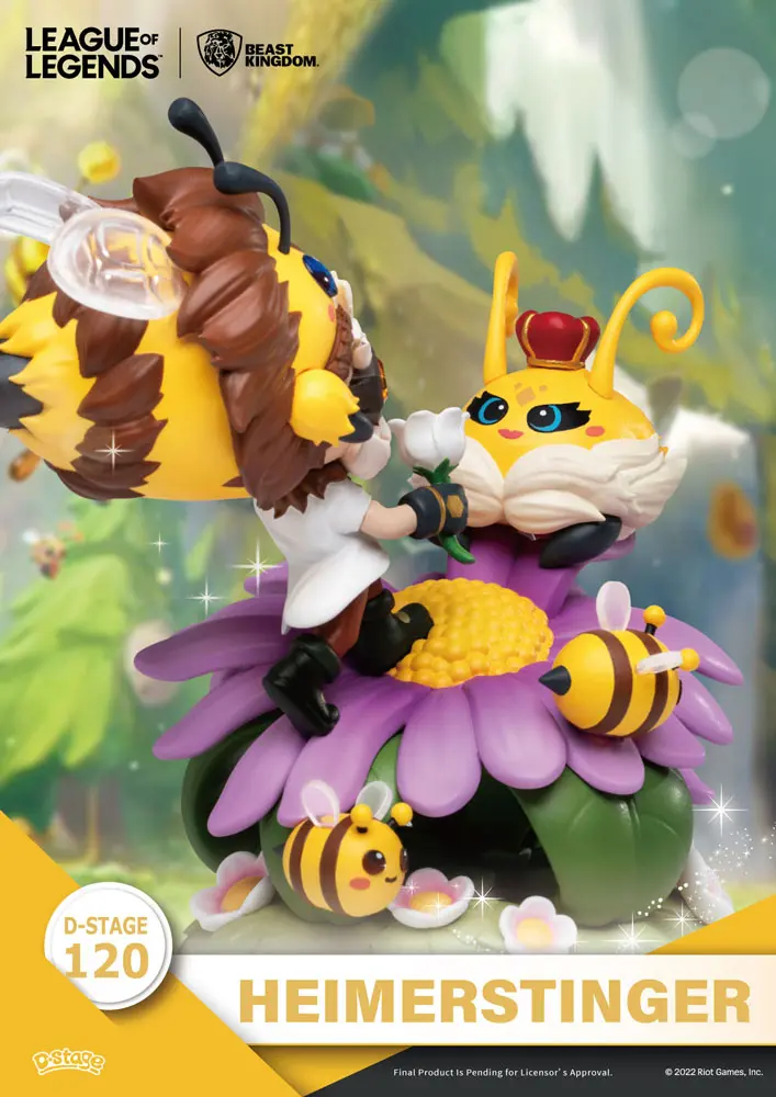 League of Legends D-Stage Set dioramă PVC Nunu &amp; Beelump &amp; Heimerstinger 16 cm poza produsului