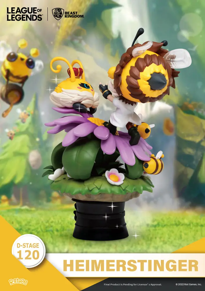 League of Legends D-Stage Set dioramă PVC Nunu &amp; Beelump &amp; Heimerstinger 16 cm poza produsului