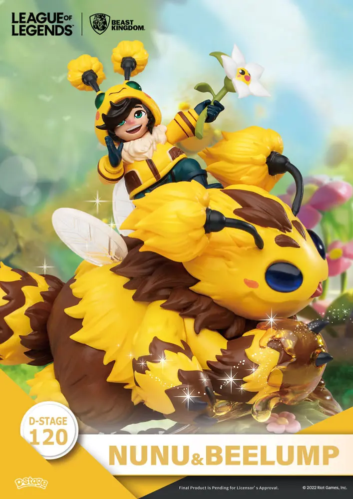 League of Legends D-Stage Set dioramă PVC Nunu &amp; Beelump &amp; Heimerstinger 16 cm poza produsului