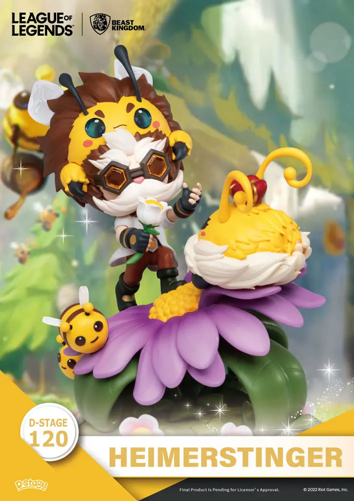 League of Legends D-Stage Set dioramă PVC Nunu &amp; Beelump &amp; Heimerstinger 16 cm poza produsului