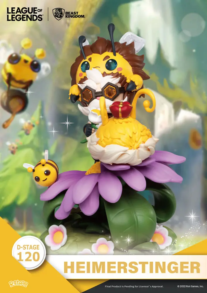 League of Legends D-Stage Set dioramă PVC Nunu &amp; Beelump &amp; Heimerstinger 16 cm poza produsului