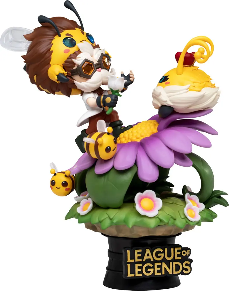 League of Legends D-Stage Set dioramă PVC Nunu &amp; Beelump &amp; Heimerstinger 16 cm poza produsului