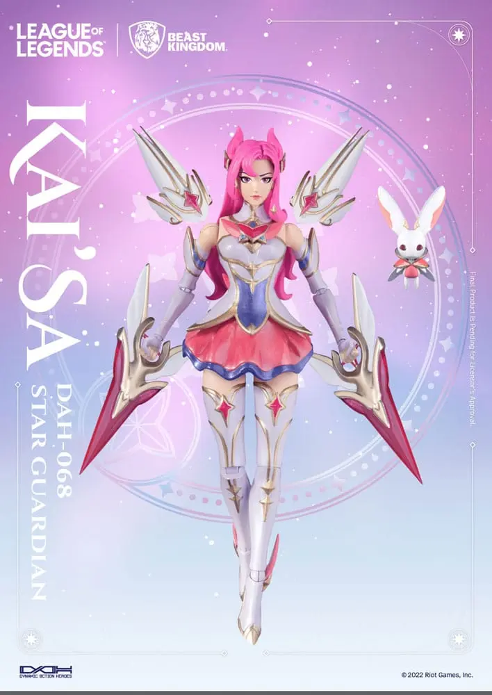 Figurină de acțiune League of Legends Dynamic 8ction Heroes 1/9 Star Guardian Kai'Sa 19 cm poza produsului