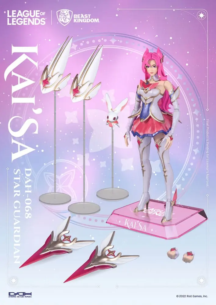 Figurină de acțiune League of Legends Dynamic 8ction Heroes 1/9 Star Guardian Kai'Sa 19 cm poza produsului