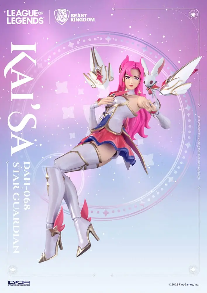 Figurină de acțiune League of Legends Dynamic 8ction Heroes 1/9 Star Guardian Kai'Sa 19 cm poza produsului