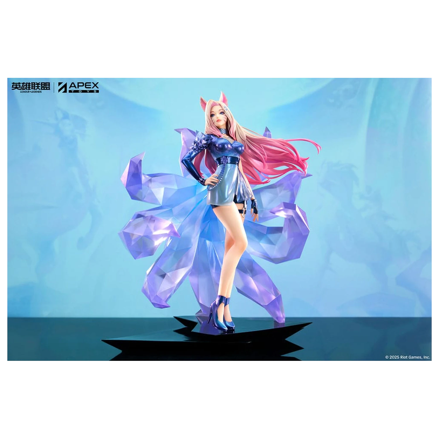 League of Legends Statuie din PVC 1/7 K/DA ALL OUT Ahri 27 cm poza produsului