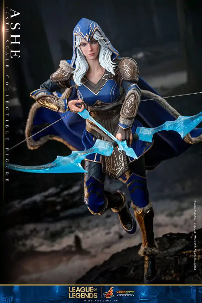 League of Legends Figurina de acțiune de capodoperă Joc Video 1/6 Ashe 28 cm poza produsului