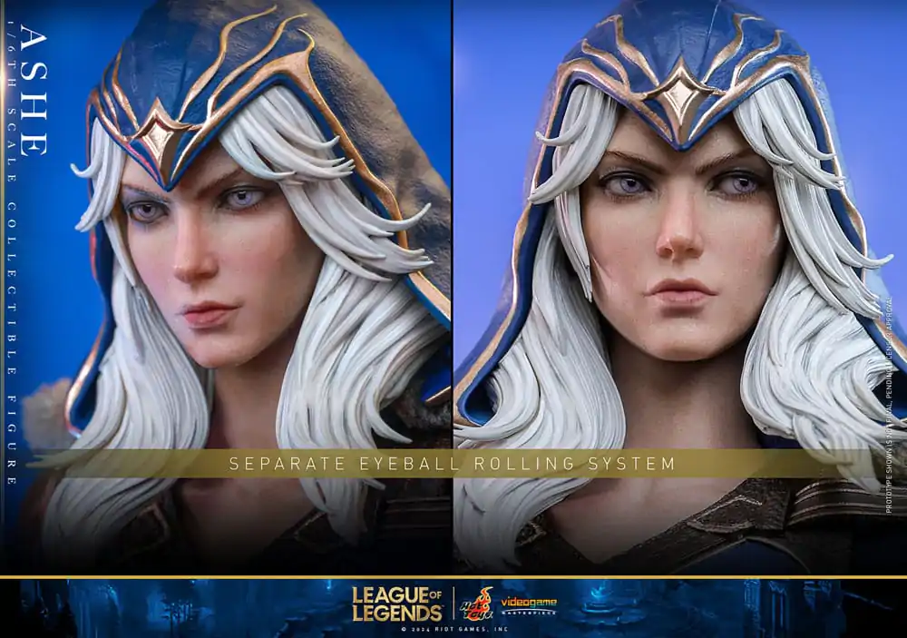 League of Legends Figurina de acțiune de capodoperă Joc Video 1/6 Ashe 28 cm poza produsului