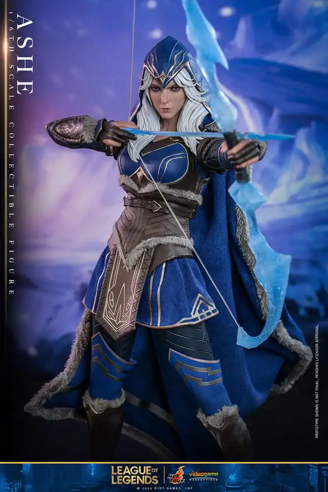 League of Legends Figurina de acțiune de capodoperă Joc Video 1/6 Ashe 28 cm poza produsului