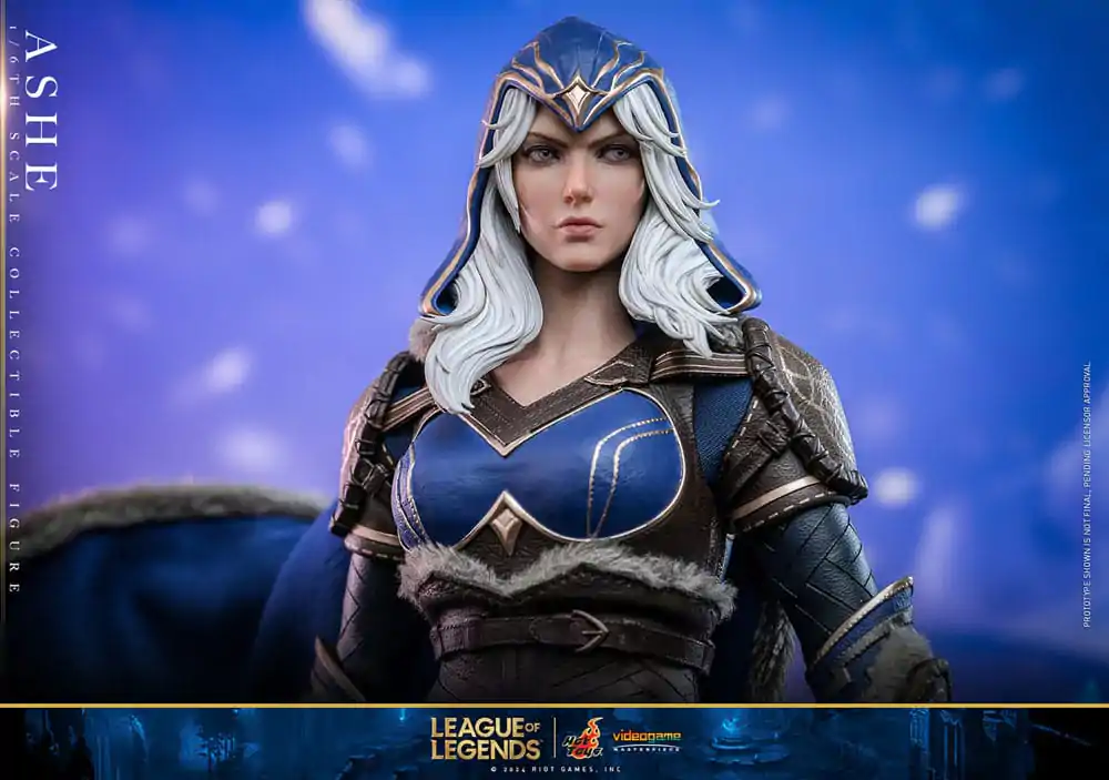 League of Legends Figurina de acțiune de capodoperă Joc Video 1/6 Ashe 28 cm poza produsului