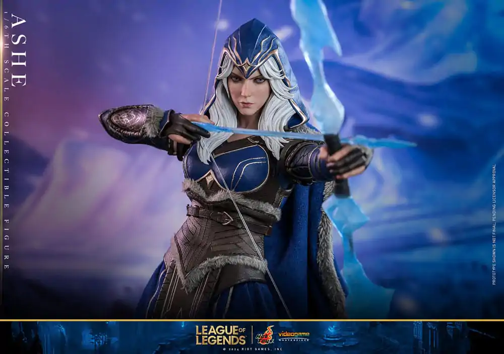 League of Legends Figurina de acțiune de capodoperă Joc Video 1/6 Ashe 28 cm poza produsului