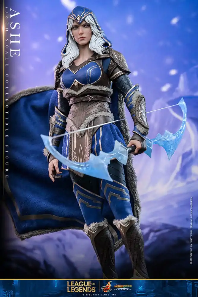 League of Legends Figurina de acțiune de capodoperă Joc Video 1/6 Ashe 28 cm poza produsului