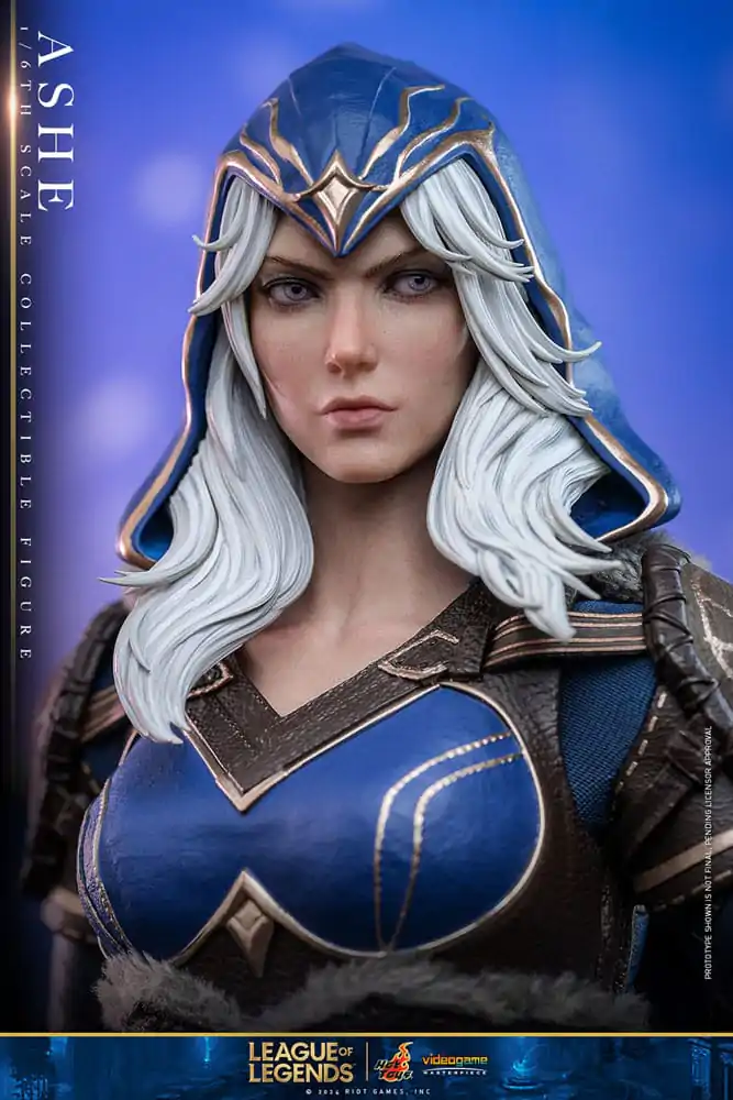 League of Legends Figurina de acțiune de capodoperă Joc Video 1/6 Ashe 28 cm poza produsului